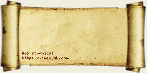 Miljana Medaković vizit kartica